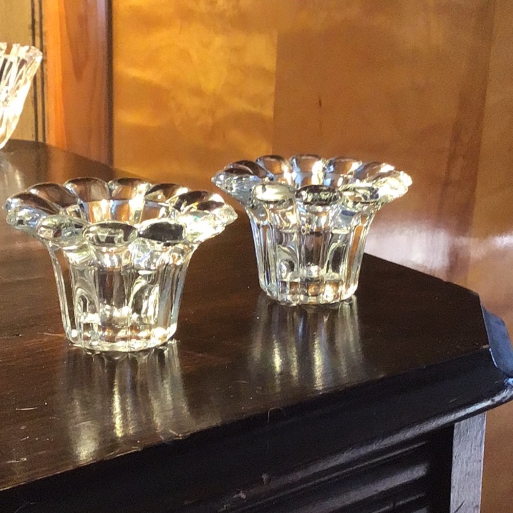 Crystal candle holders - Picture 2 of 2